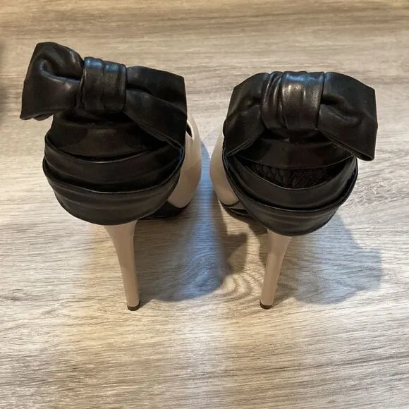New Rock &amp; Republic Bow heels Pumps Shoes Bow 38 8
