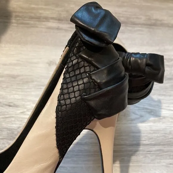 New Rock &amp; Republic Bow heels Pumps Shoes Bow 38 8