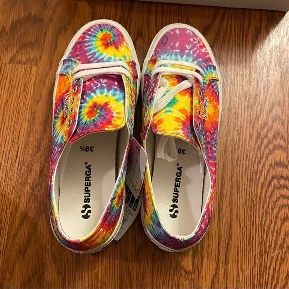 NEW Superga 2750 Fabricfant Tie Dye Sneakers 8.5