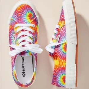 NEW Superga 2750 Fabricfant Tie Dye Sneakers 8.5