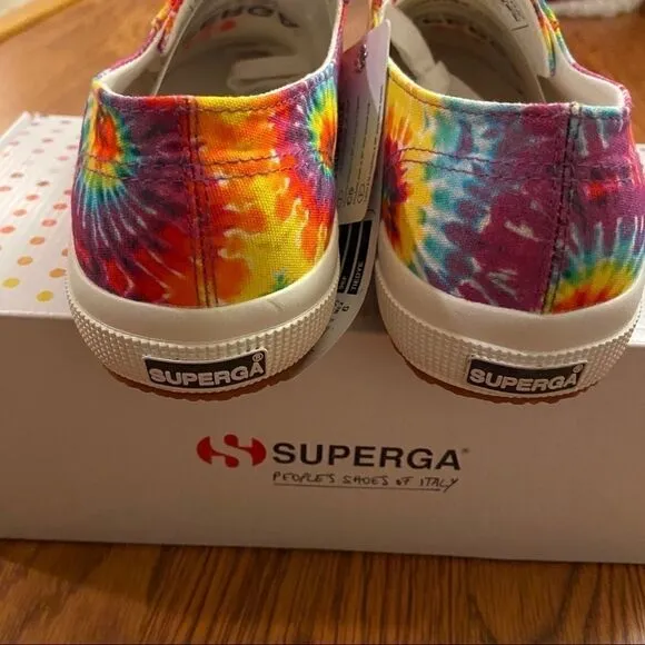 NEW Superga 2750 Fabricfant Tie Dye Sneakers 8.5