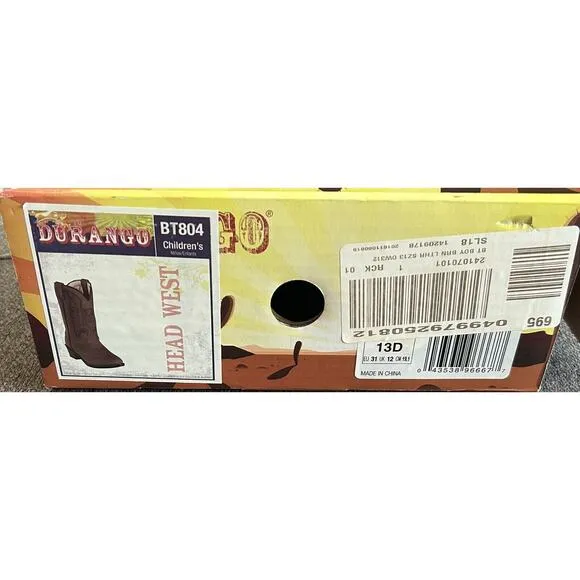 NIB Durango Cowboy Boots Children's size 13