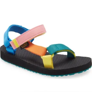NIB kids Teva Original Universal Sandal in 90’s Multi
