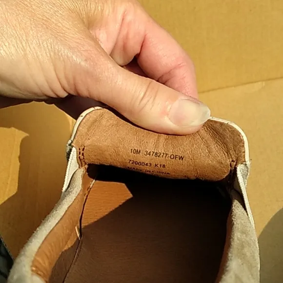 NIB Women's Frye Ivy Stitch off white shoes sz 10