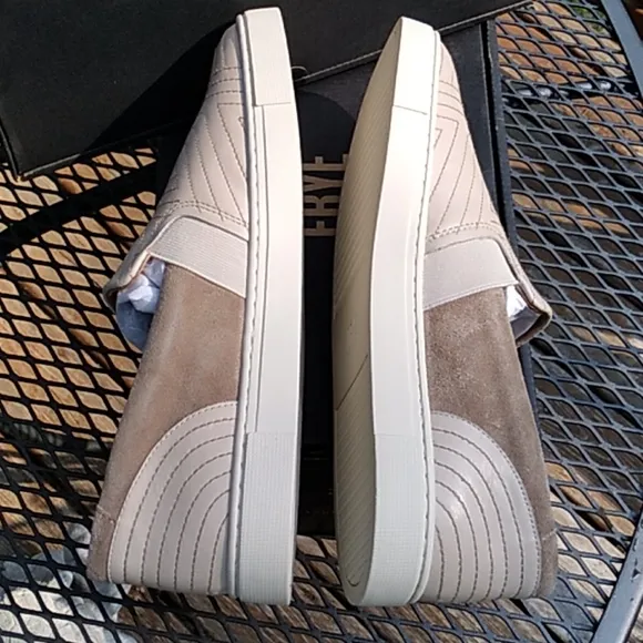 NIB Women's Frye Ivy Stitch off white shoes sz 10