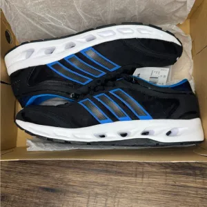 NIB/NWT Adidas Men’s ClimaCool Black/Bright Blue Running Shoes size 11.5