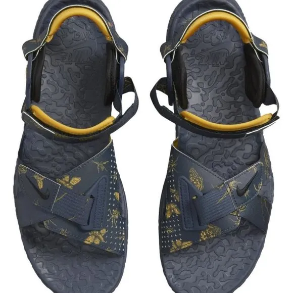Nike ACG Air Deschutz  SE DR1020-400‎ Thunder Blue/Yellow Ochre Mens Sandals