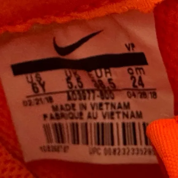 Nike Air Force 1 &quot;Just Do It&quot; Size 6Y Like New