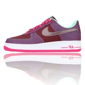 Nike Air Force 1 Cherry Wood Purple &amp; Pink Sneakers (Unisex)