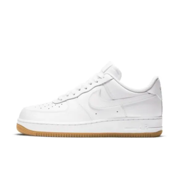 Nike  Air Force 1 White Mens Casual Shoes DJ2739-100 NEW Sz 7