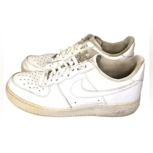 Nike Air Force Ones Iconic Low LE &quot;White/White&quot; Men's Shoes Size 12