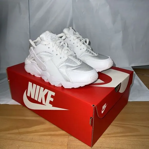 Nike Air Huarache DH4439-102 Sneakers Women's US 6.5 White Running Shoes BBS74