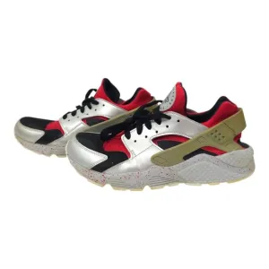 Nike Air Huarache Running Shoes Mens 9 Sneakers 777330 - 962 Silver Black Red