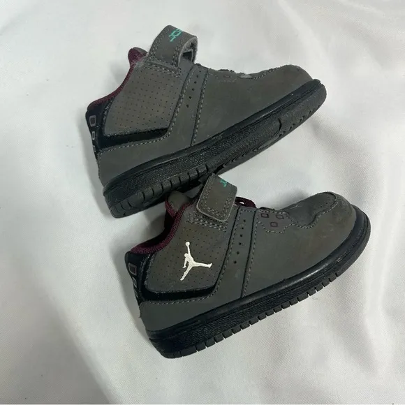 Nike Air Jordan | 1 Flight Toddler Shoes Gray Purple Size 5C