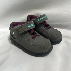 Nike Air Jordan | 1 Flight Toddler Shoes Gray Purple Size 5C