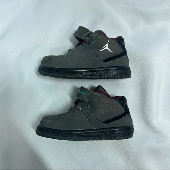 Nike Air Jordan | 1 Flight Toddler Shoes Gray Purple Size 5C