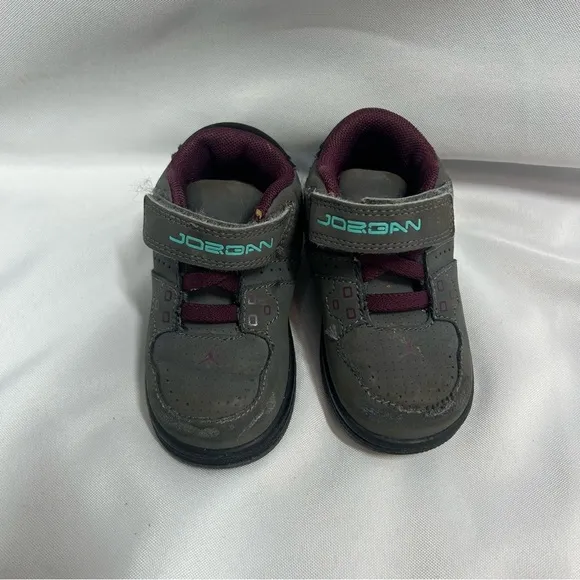 Nike Air Jordan | 1 Flight Toddler Shoes Gray Purple Size 5C