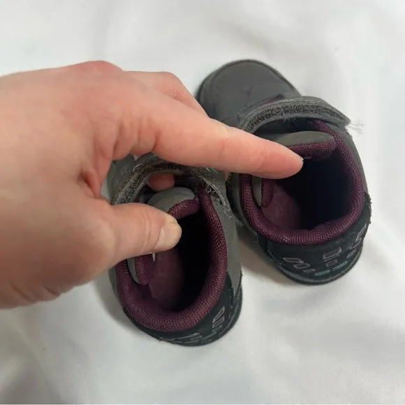 Nike Air Jordan | 1 Flight Toddler Shoes Gray Purple Size 5C