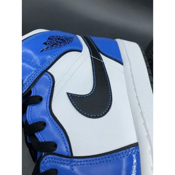 Nike Air Jordan 1 Mid SE Signal Blue Shoes Size 12 DD6834-402