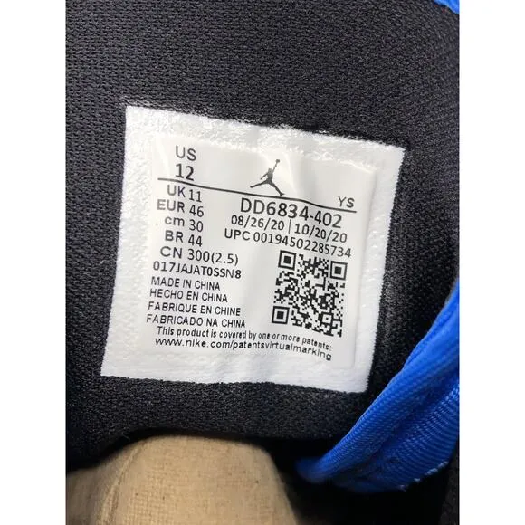 Nike Air Jordan 1 Mid SE Signal Blue Shoes Size 12 DD6834-402