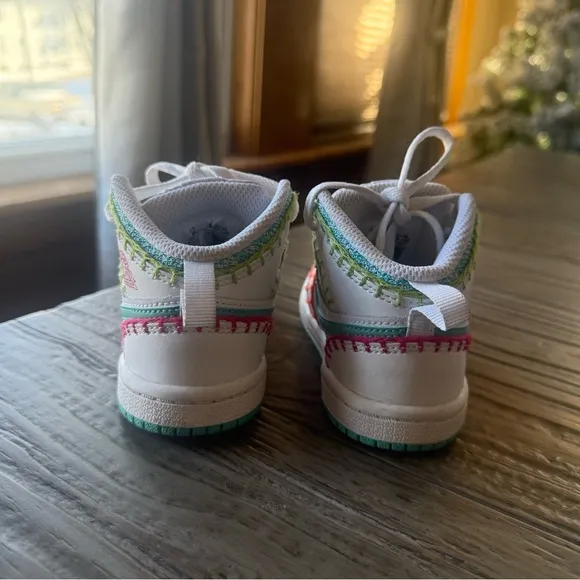 Nike Air Jordan 1 Multi Knit Unisex Baby Shoes Size 6c toddler