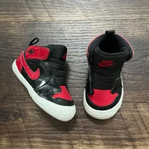 Nike air jordan 1 retro I AT3745-063 patent bred red black booties sneakers 4C
