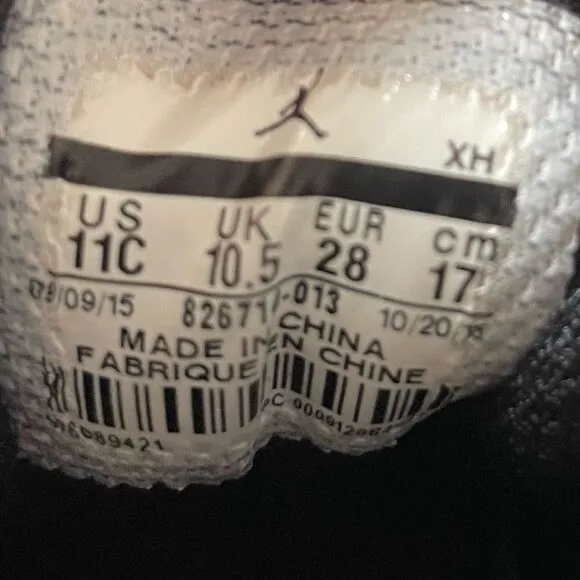 Nike Air Jordan 1 Retro Premium GS Black Elephant kids unisex hitop sneakers