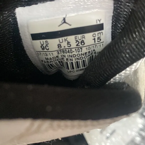 Nike Air Jordan 11 Retro TD 'Concord' Toddler Sneakers - SZ 9 C