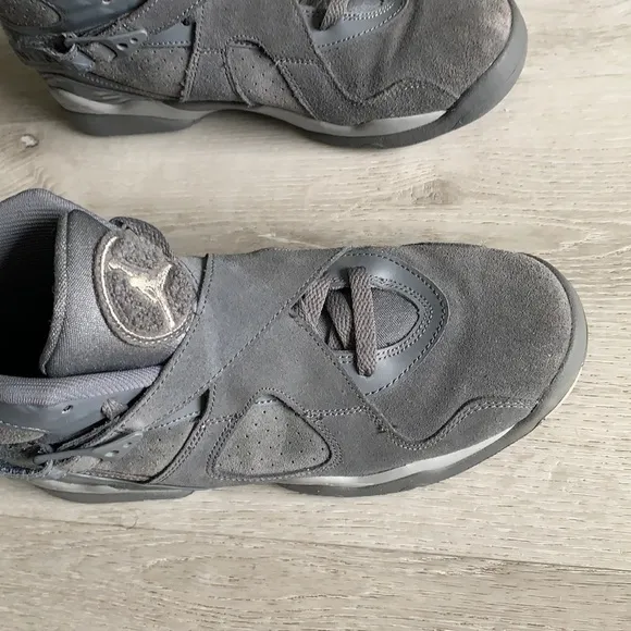 Nike air JORDAN 8 retro gray suede shoes sneakers