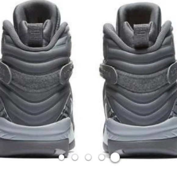 Nike air JORDAN 8 retro gray suede shoes sneakers