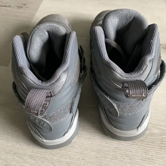 Nike air JORDAN 8 retro gray suede shoes sneakers