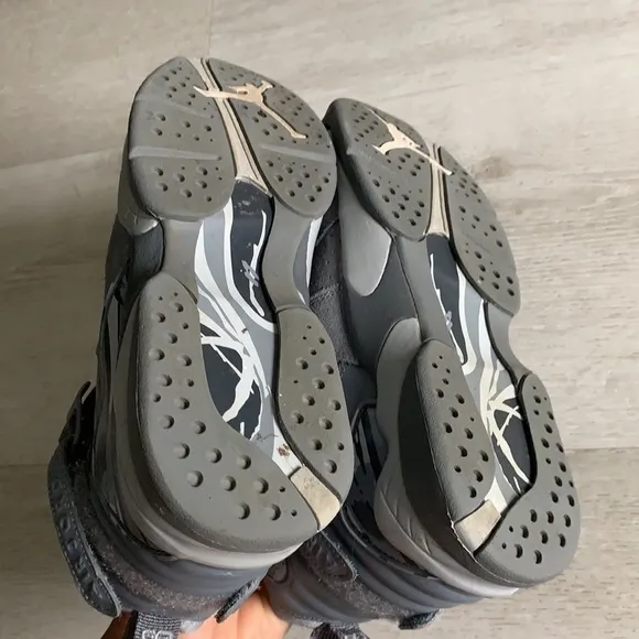 Nike air JORDAN 8 retro gray suede shoes sneakers