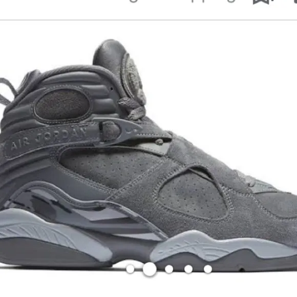 Nike air JORDAN 8 retro gray suede shoes sneakers