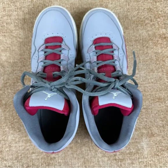 Nike Air Jordan Flight Origin 2 Mid-Top Grey/Fuchsia Sneakers Size 6.5 Y
