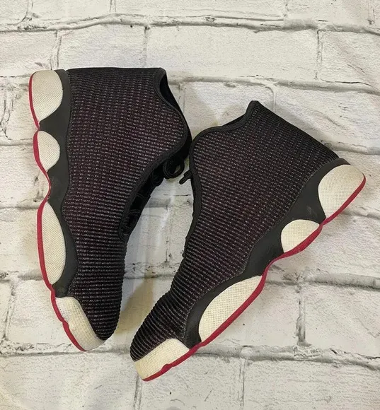 Nike Air Jordan Horizon GG Black White Pink Sneakers 819848-008 Sz 5.5Y