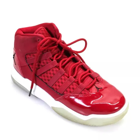 Nike  Air Jordan Max red leather sneakers boys 6Y