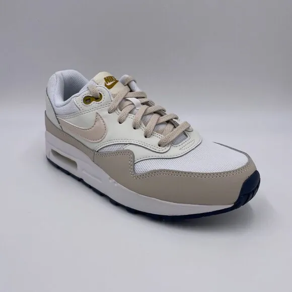 Nike Air Max 1White / Beige Womens Shoes
