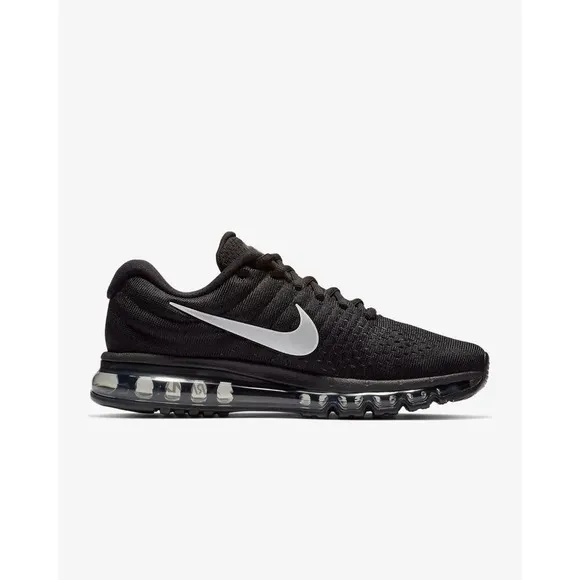 Nike Air Max 2017 849559-001 Sneakers Men's US 7.5 Black Running Shoes EEE53