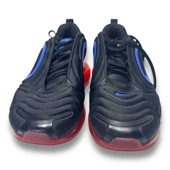 Nike Air Max 720 AO2924-014 Black Red Blue Running Lifestyle Shoes Mens Size 8