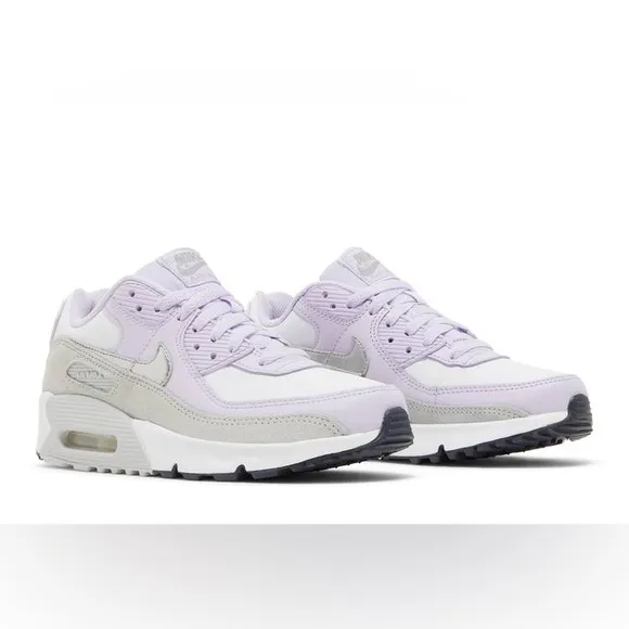 Nike Air Max 90 Leather GS ‘Violet Frost’ Youth Sneakers Size 5Y Brand new