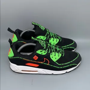 Nike Air Max 90 Worldwide Pack Green Running Shoes CK6474-001 Men's Sz 10.5