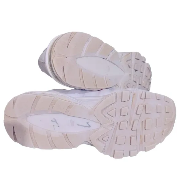 Nike Air Max 95 White Vast Running size 6.5 shoes RARE irridescent pearl​​
