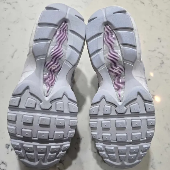 Nike Air Max 95 Women’s Running Shoes &quot;Gray Hyper Violet&quot; 307960-203 New
