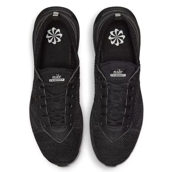 Nike Air Max Flyknit Racer &quot;Triple Black&quot; Shoes, Black, Men's 10.5/Women's 12