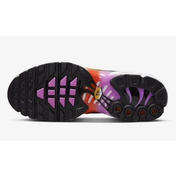 Nike Air Max Plus DZ3671-100 Women's White/Pink-Orange Running Shoes NR4295