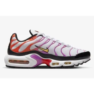 Nike Air Max Plus DZ3671-100 Women's White/Pink-Orange Running Shoes NR4295