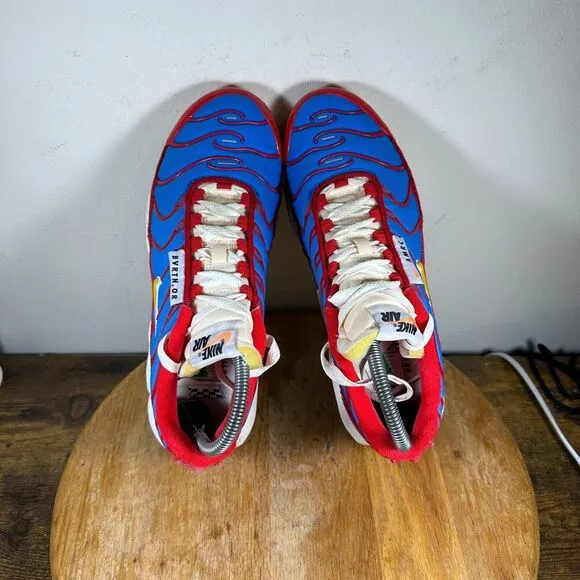 Nike Air Max Plus SE Running Club University Red Shoes Mens‎ Size 7.5 DC9332-600