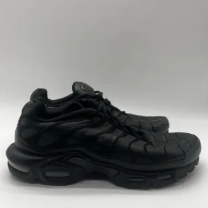 Nike Air Max Plus Triple Black Mens Size 8.5 Athletic Shoes Sneakers AJ2029-001