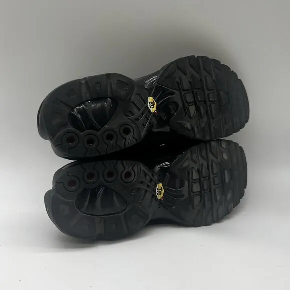 Nike Air Max Plus Triple Black Mens Size 8.5 Athletic Shoes Sneakers AJ2029-001