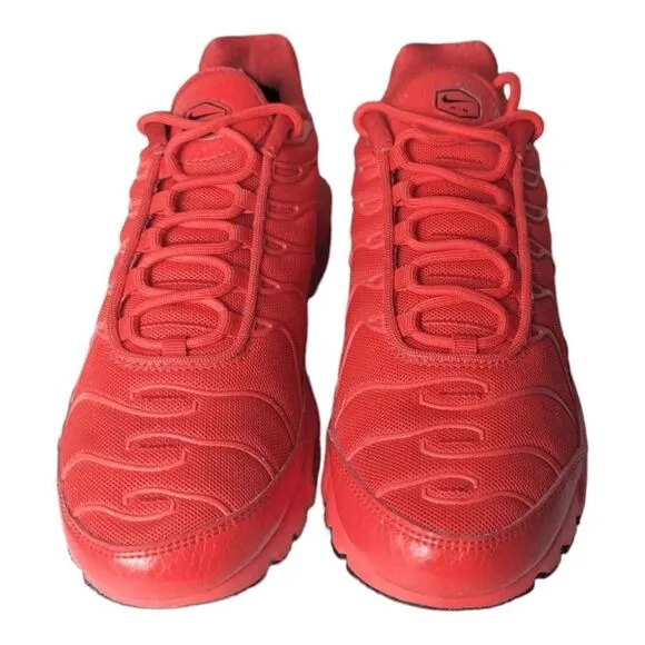 NIKE Air Max Plus 'University Red' Running Shoes Size 9